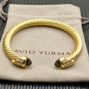 David Yurman Gold Cable Bracelet